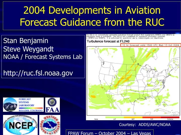 2004 developments in aviation forecast guidance from the ruc