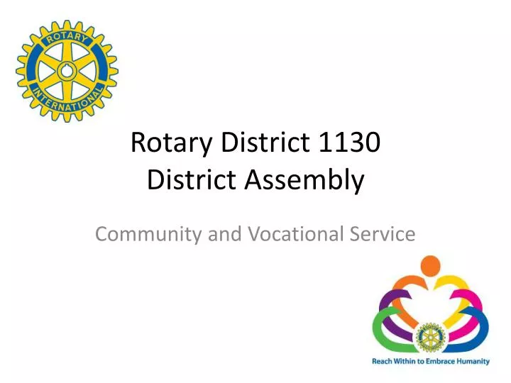 rotary district 1130 district assembly