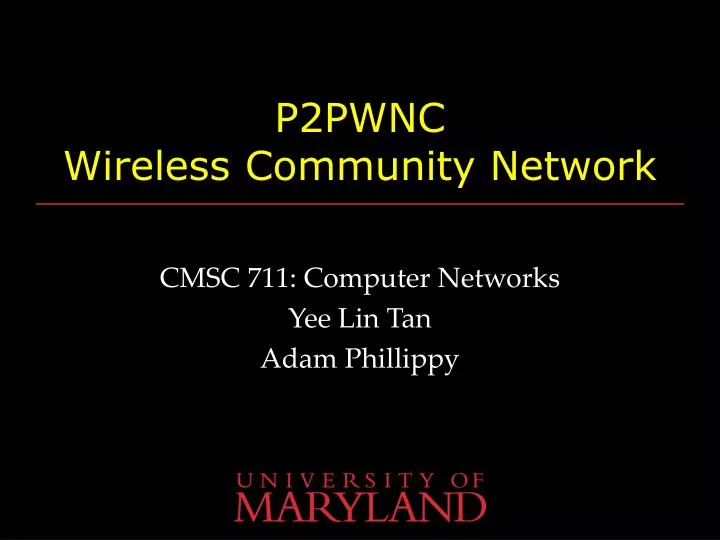 p2pwnc wireless community network