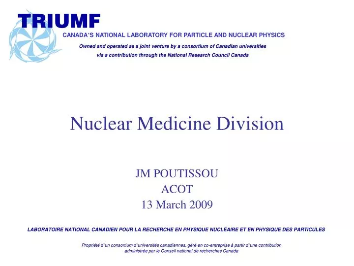 nuclear medicine division