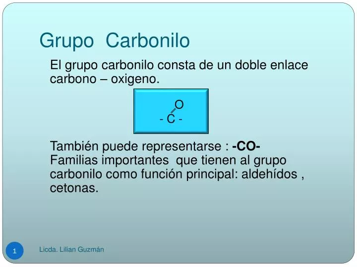 grupo carbonilo