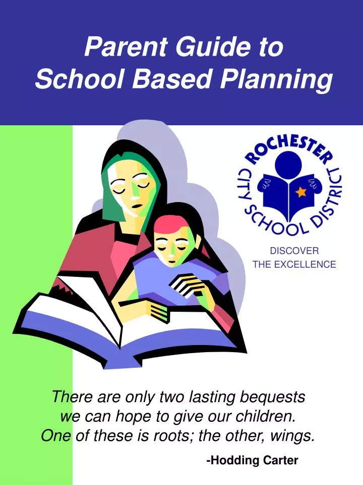 parent guide to school based planning