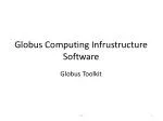 Globus Computing Infrustructure Software - slide 1