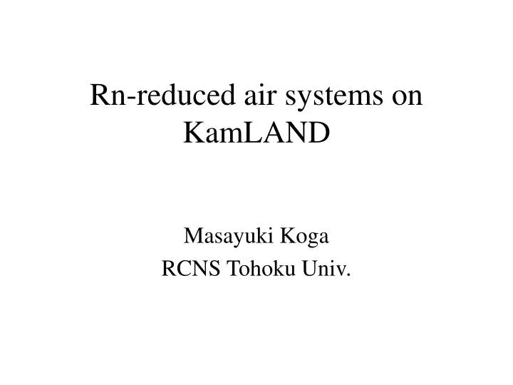 rn reduced air electrostatic
