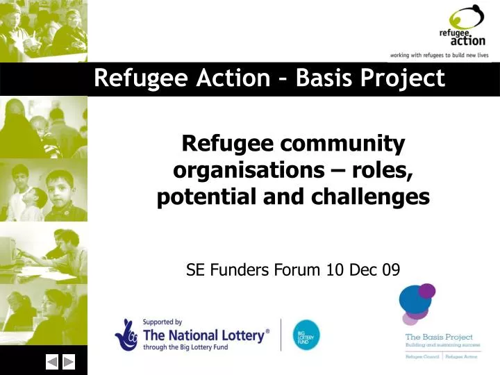 refugee action basis project