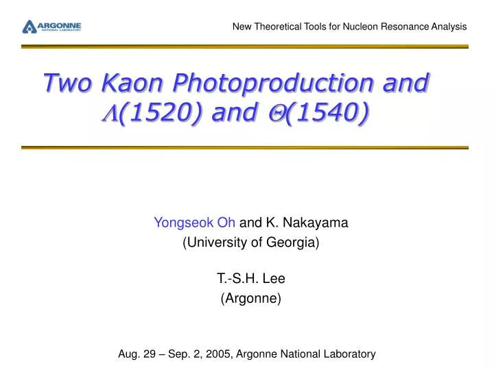 two kaon photoproduction and l 1520 and q 1540