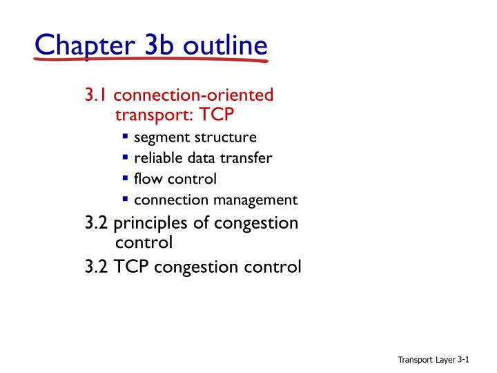 chapter 3b outline