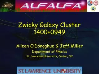 Zwicky Galaxy Cluster 1400+0949