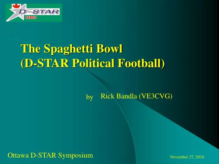 the spaghetti bowl d star political football