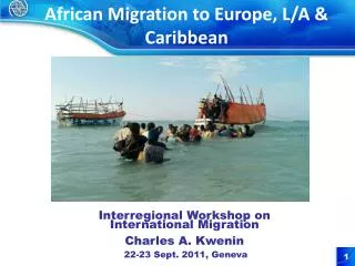 Interregional Workshop on International Migration Charles A. Kwenin 22-23 Sept. 2011, Geneva