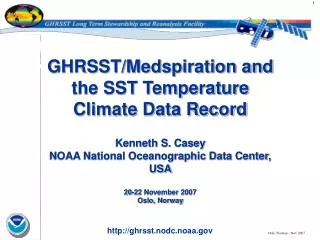 GODAE High Resolution SST