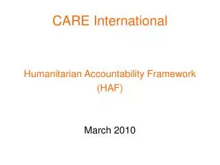 CARE International
