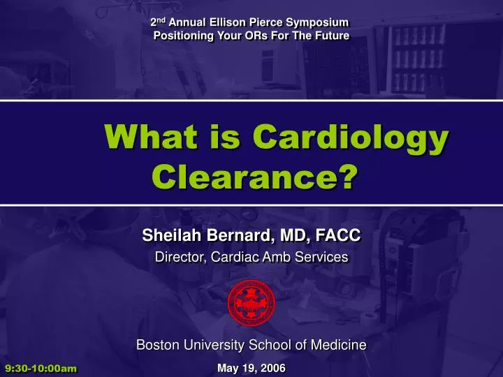 what is cardiology clearance