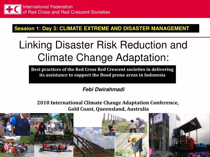 linking disaster risk reduction and climate change adaptation