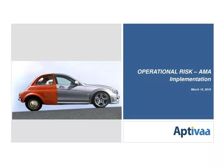 operational risk ama implementation march 15 2010