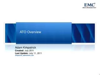ATO Overview