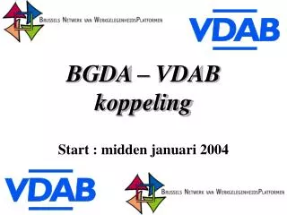 bgda vdab koppeling