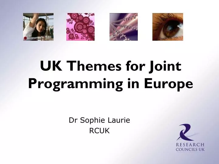 uk themes for joint programming in europe