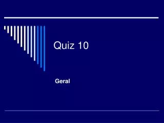 quiz 10