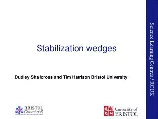 Stabilization wedges