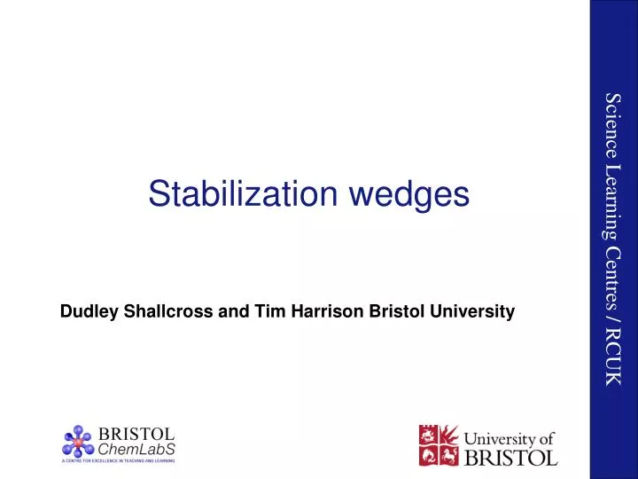 stabilization wedges