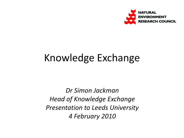 knowledge exchange