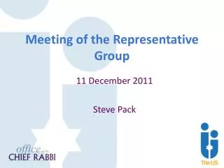 Meeting of the Representative Group