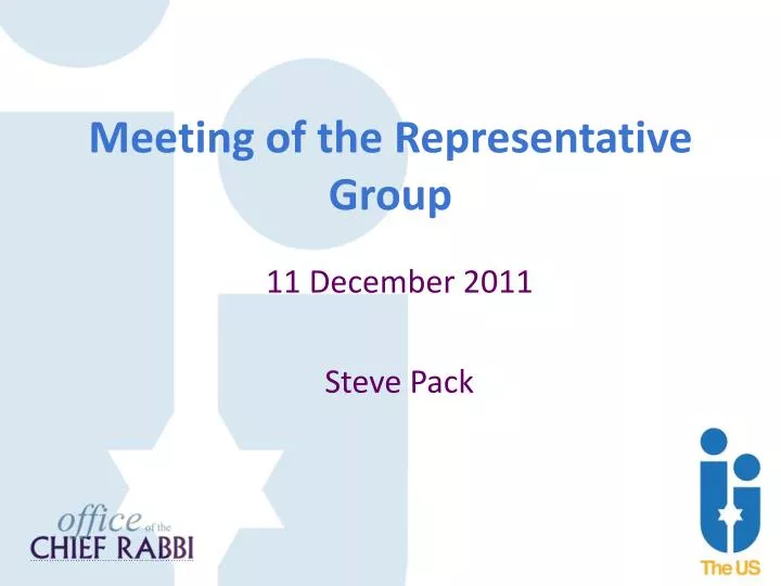 meeting of the representative group