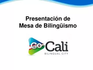 presentaci n de mesa de biling ismo