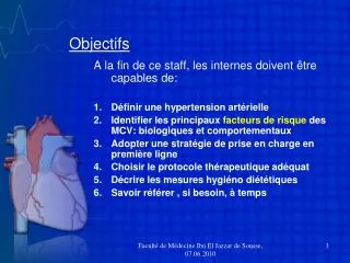 objectifs