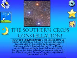 The Southern Cross Constellation!