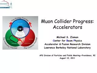 Muon Collider Progress: Accelerators