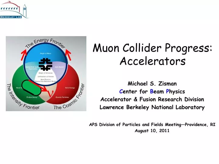 muon collider progress accelerators