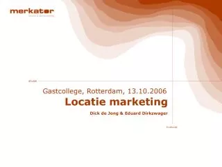 gastcollege rotterdam 13 10 2006