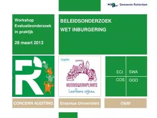 beleidsonderzoek wet inburgering