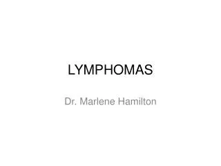 LYMPHOMAS