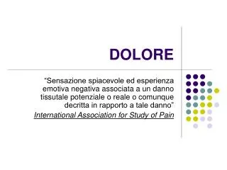dolore