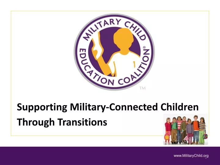 supporting military connected children through transitions