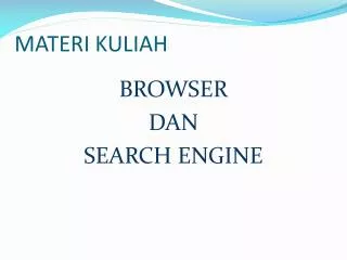 materi kuliah