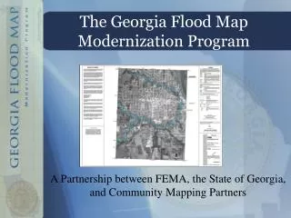 The Georgia Flood Map Modernization Program
