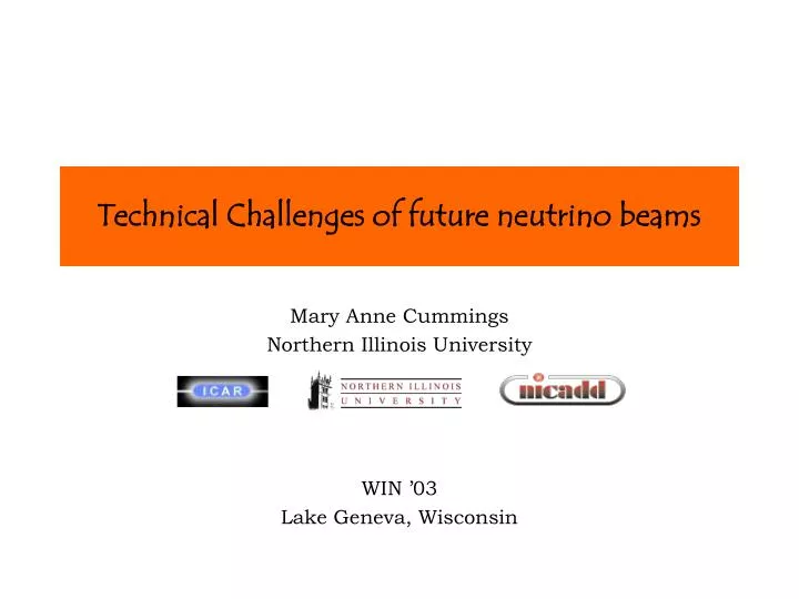 technical challenges of future neutrino beams