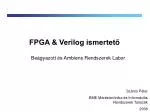 FPGA &amp; Verilog ismertető - slide 1