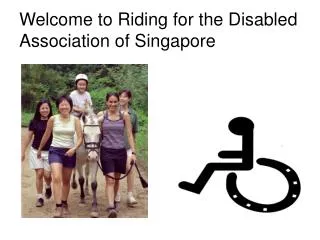 Welcome to Riding for the Disabled Association of Singapore