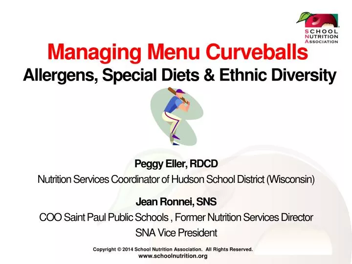 managing menu curveballs allergens special diets ethnic diversity