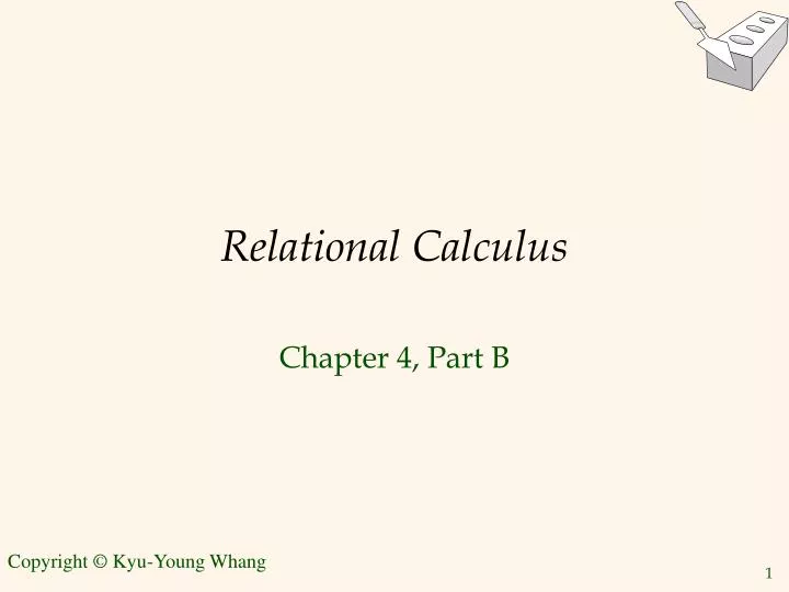 relational calculus