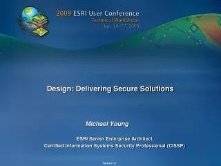 Design: Delivering Secure Solutions