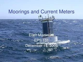 Moorings and Current Meters