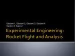 Experimental Engineering: Rocket Flight Analysis - slide 1