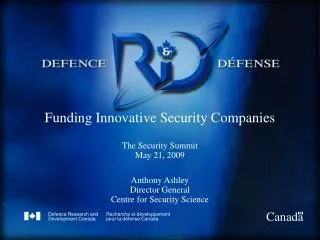 Canadian Defence and Security S&amp;T