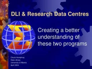 DLI &amp; Research Data Centres
